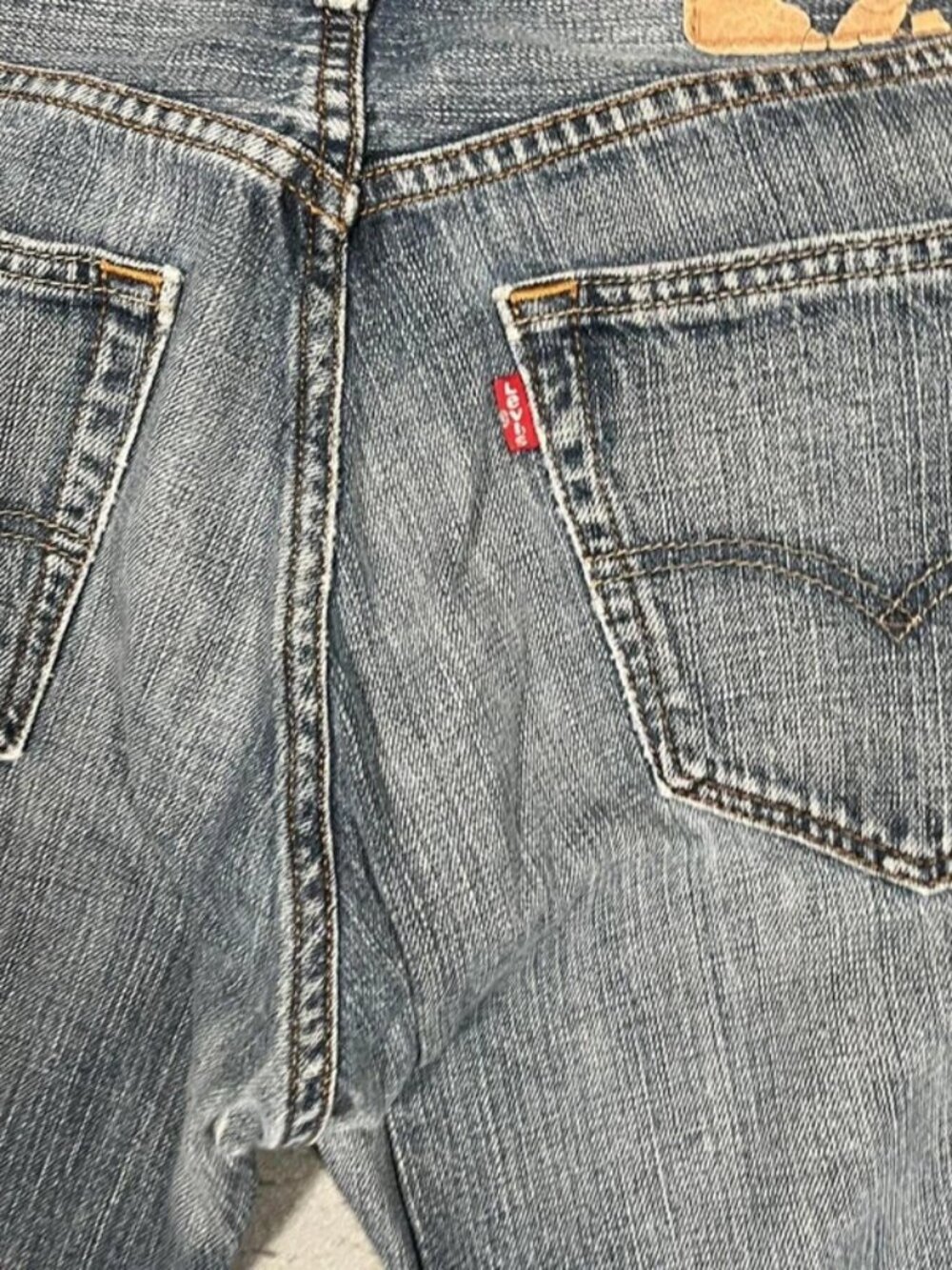 Levi’s 559 Light Blue Denim Jeans Relaxed Vintage Mens W32 I34 - Picture 5 of 5